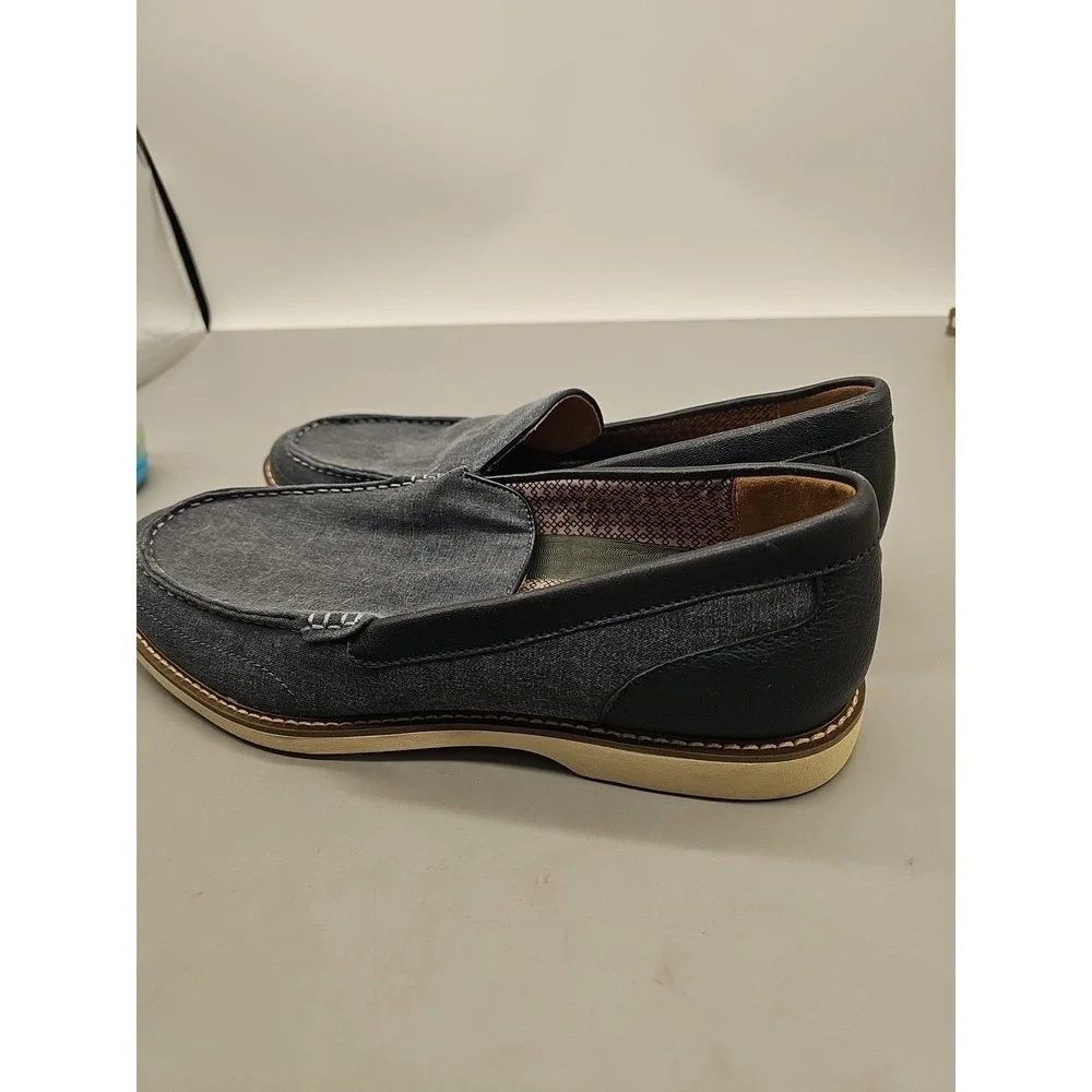 Men's Crown Vintage Loafers Dark Blue Size 11.5‎ EUC